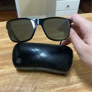 Chanel Silver Mirror Sunglasses